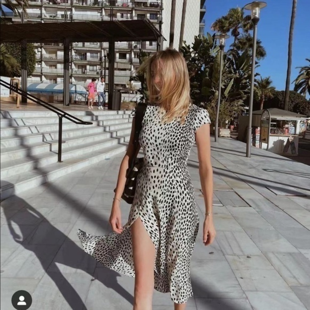 Reformation Gavin Dress in Cheetah *NEW*